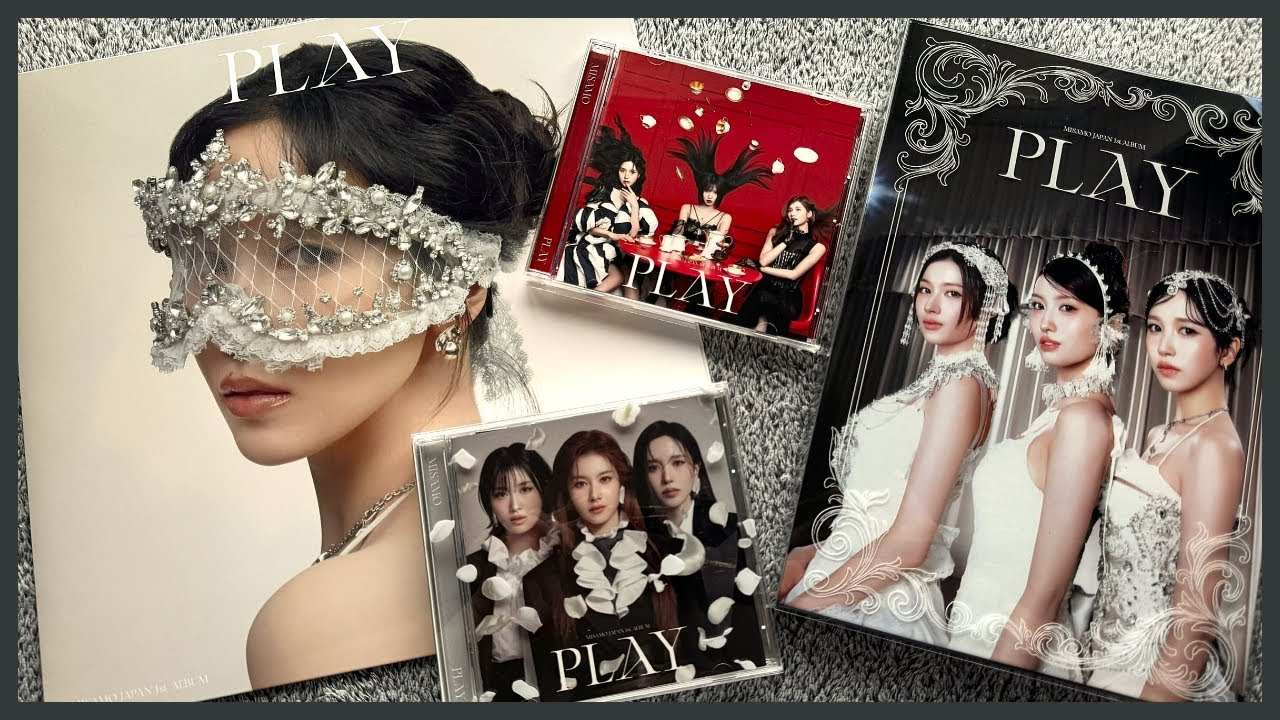 MISAMO ミサモ | PLAY 1st Full Album Unboxing | ALL Versions! - YouTube