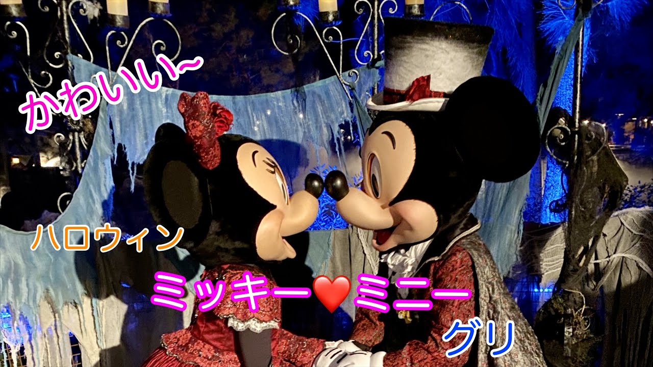 ハロウィンミッキー&ミニーのグリーティングinカリフォルニア