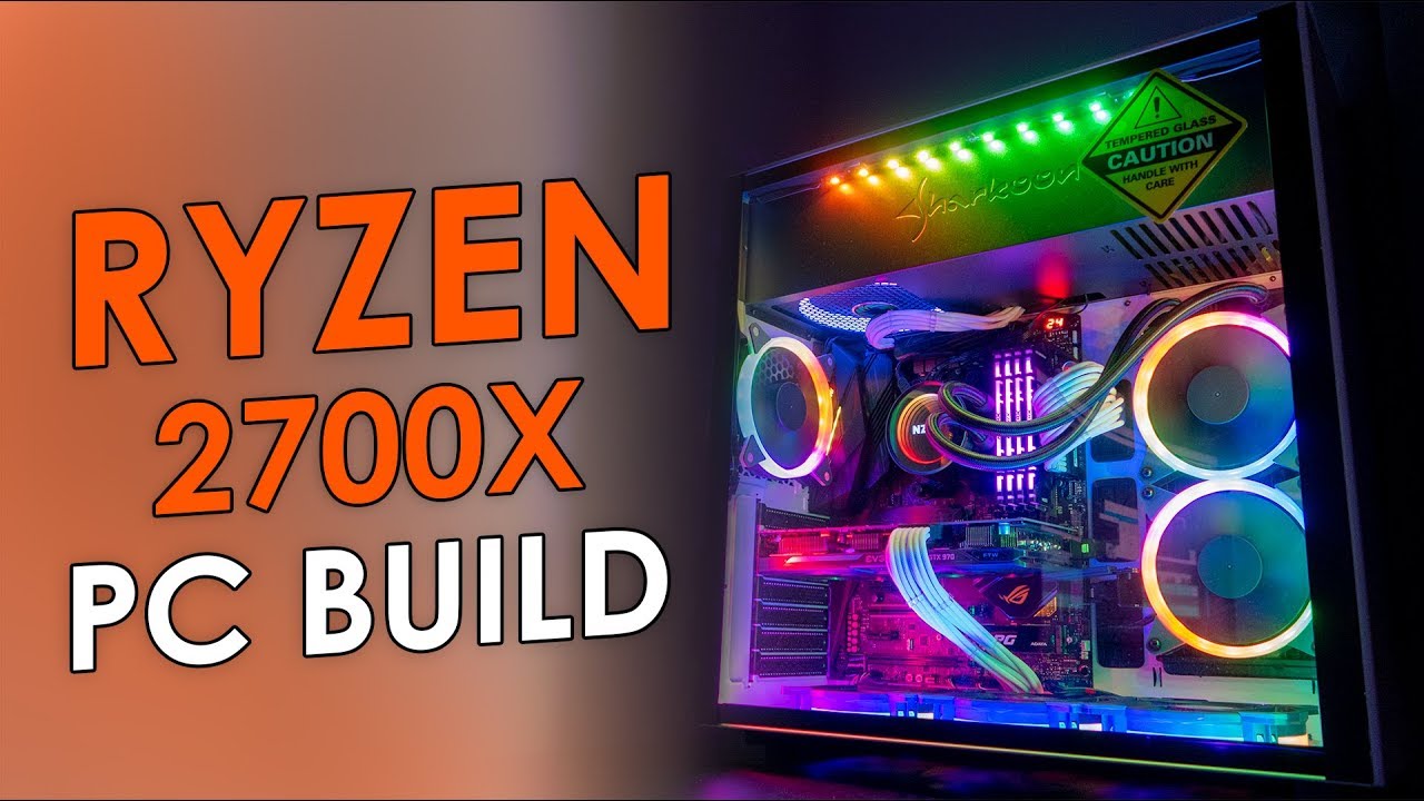 AMD RYZEN 7 2700X - ASUS ROG X470 - RGB PC Build - YouTube