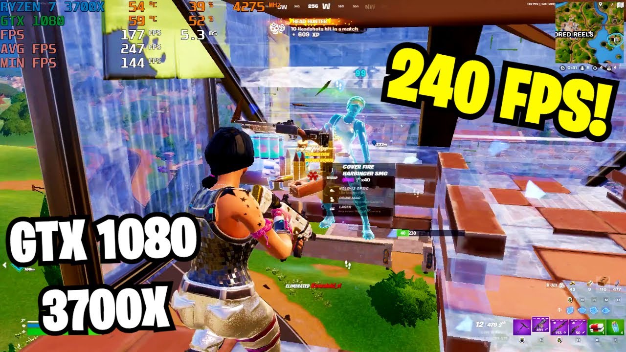 240 FPS on a GTX 1080 in 2024?! R7 3700X | GTX 1080 | Fortnite