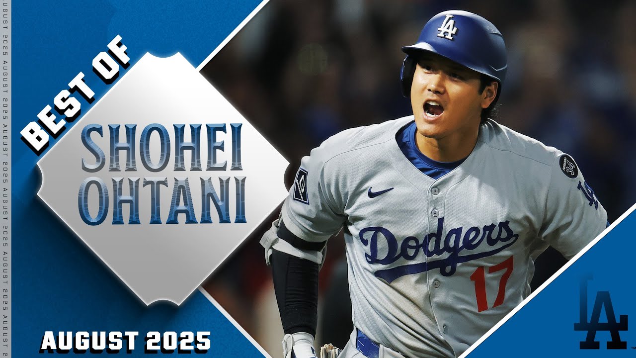 ⚡Shohei Ohtani's August Stats⚡: First Dodger win, 1.020 OPS, 7