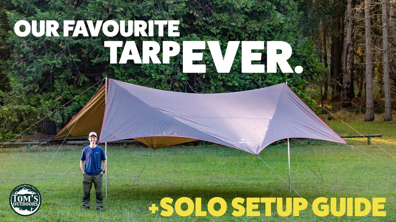 Setting up and Reviewing the Snow Peak HD Tarp Shield Hexa Evo Pro