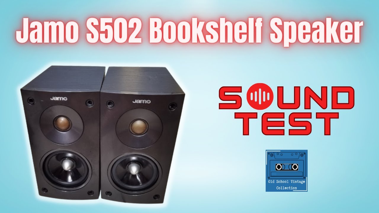 Jamo S502 Bookshelf Speaker Sound Test YY - YouTube
