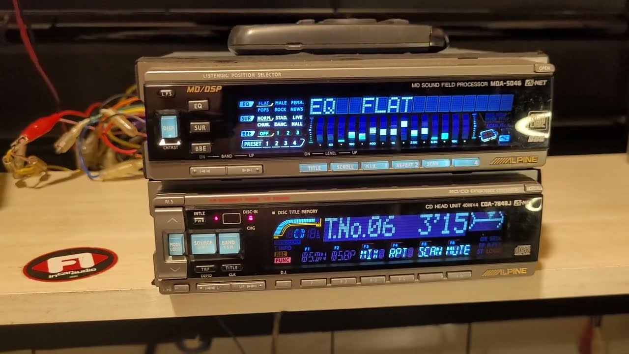 Alpine CDA-7848J / MDA-5046 + Precision Power Professional MOS-425