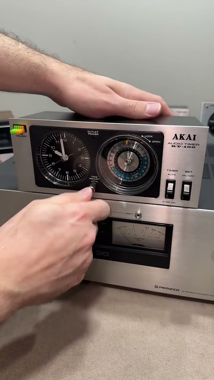 Vintage 1970s AKAI RT-100 AUDIO TIMER #amplifier #vintage