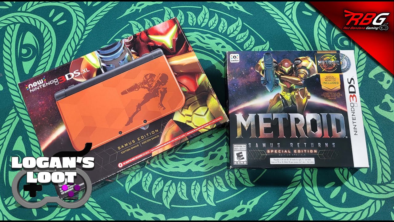 New Nintendo 3DS XL Samus Edition + Metroid Samus Returns Special