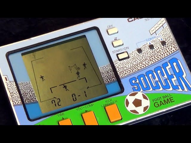 レトロ 電子ゲーム】 カシオコンピューター サッカー スポーツ 試合