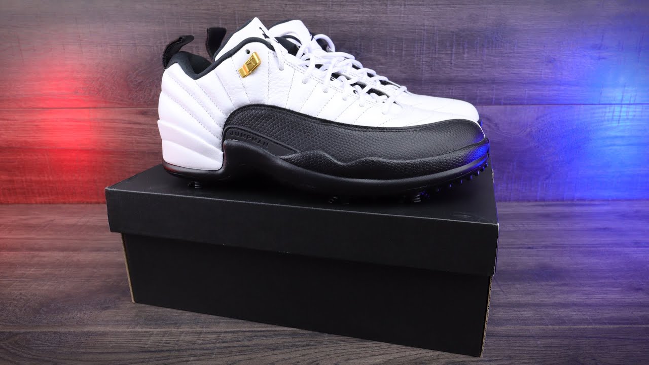 Air Jordan 12 Low Taxi Golf Unboxing & Review - YouTube