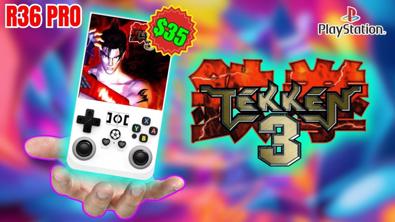 Tekken 3 On This 35$ Gaming Console! | R36 PRO Gameplay 2025 - YouTube