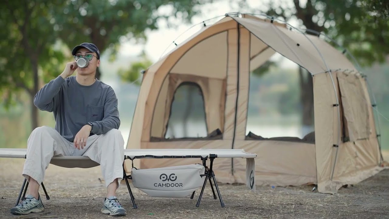 CAMDOOR】「2WAY フォールディングコット」で快適な眠りを手に入れよう