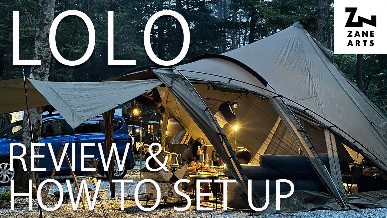 最高のツールームテント！LOLO（ロロ）/ZANE ARTS（ゼインアーツ