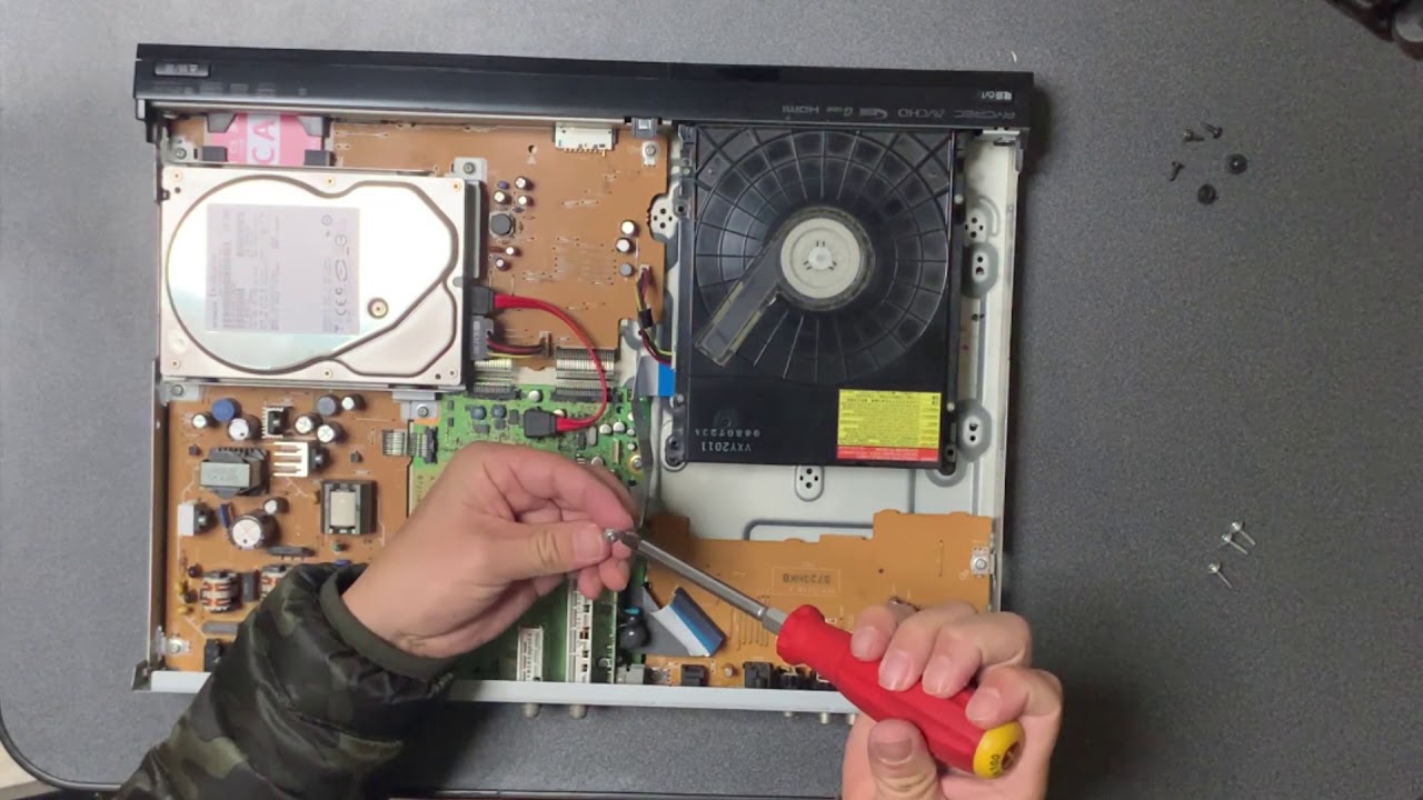 パナソニック ブルーレイ（BDレコーダー）DMR-BR500 分解修理 HDD