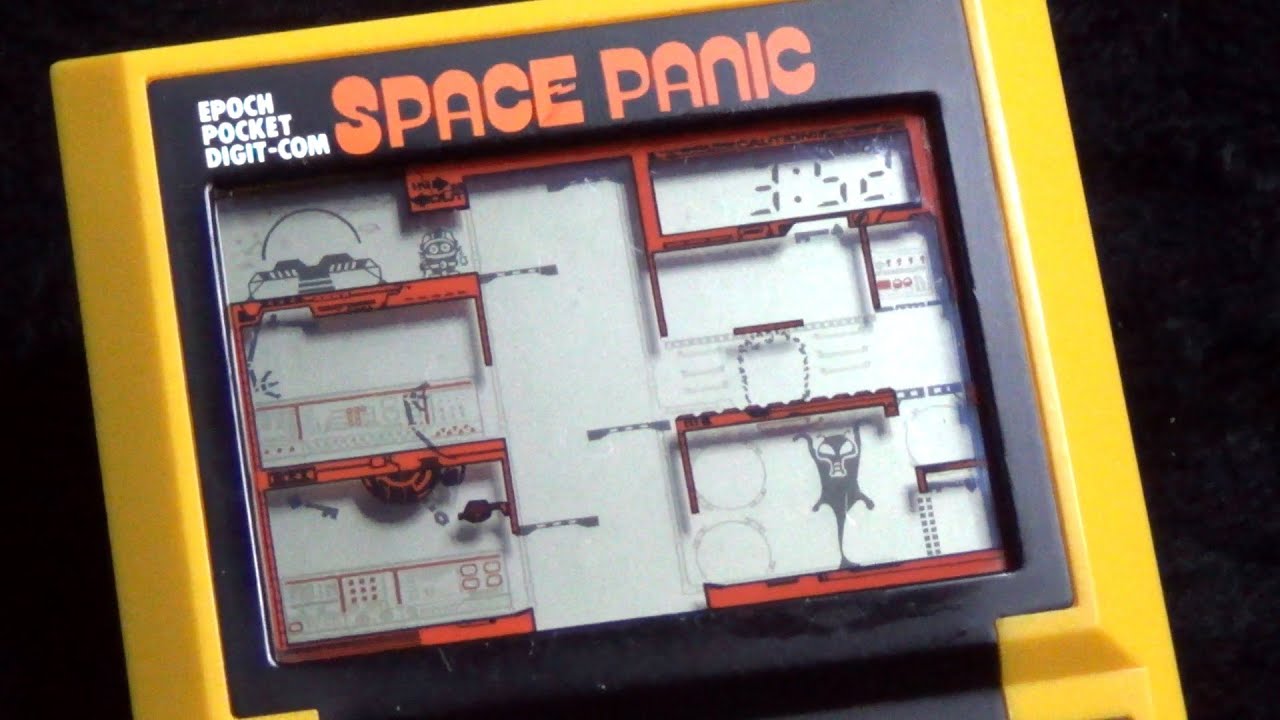 レトロ 電子ゲーム】エポック ポケットデジコム スペースパニック 宇宙