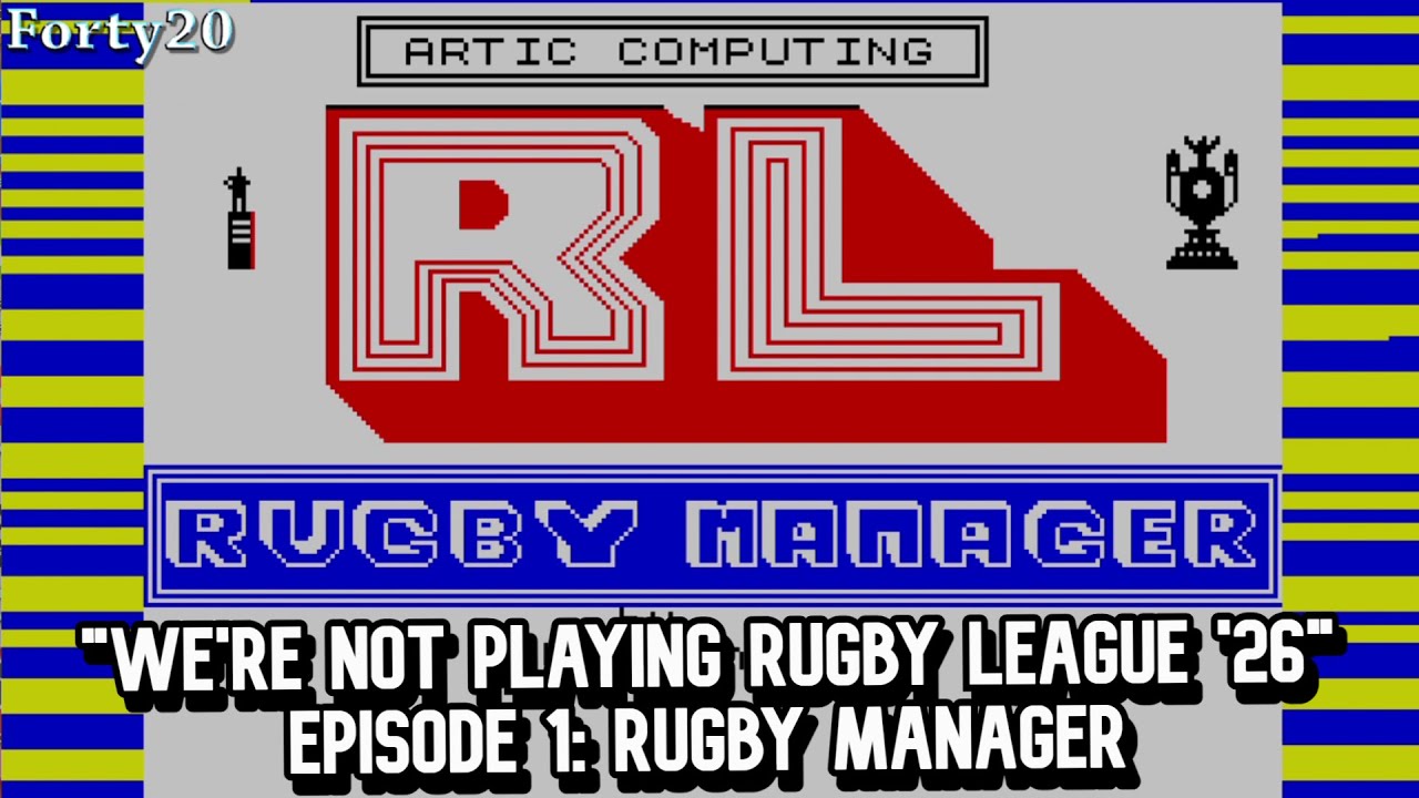 Rugby Manager on the ZX Spectrum - 