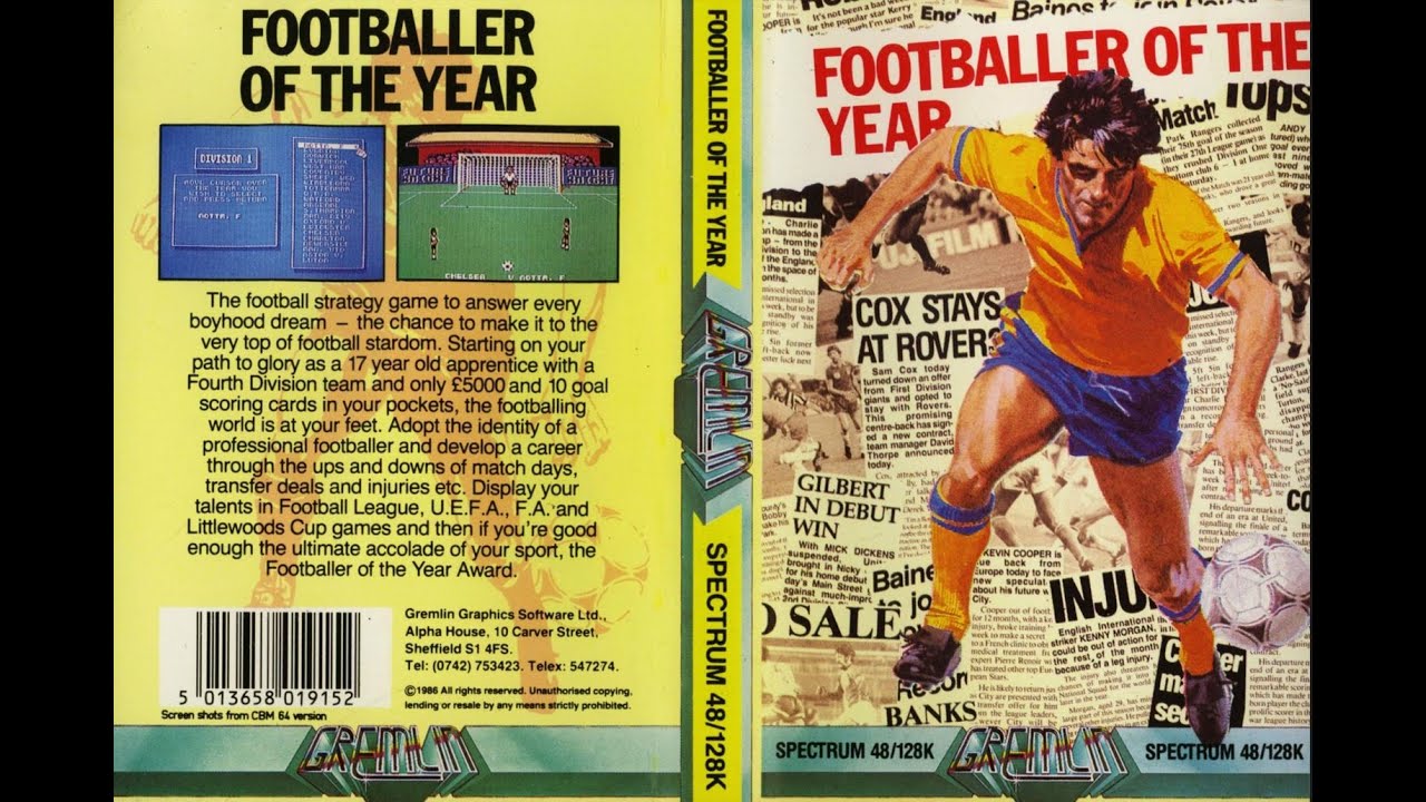 Retro Gaming Ep 10: Footballer of the Year (ZX Spectrum 48k/128k