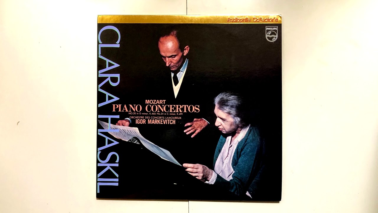 ハスキル モーツァルト ピアノ協奏曲 第24番 ハ短調 K 491 1960 LP