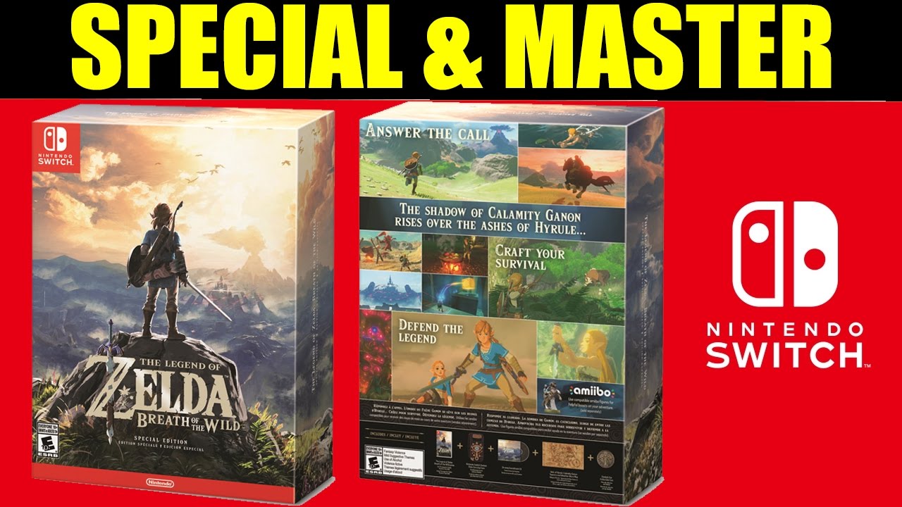 Zelda: Breath of the Wild SPECIAL & MASTER COLLECTOR EDITION