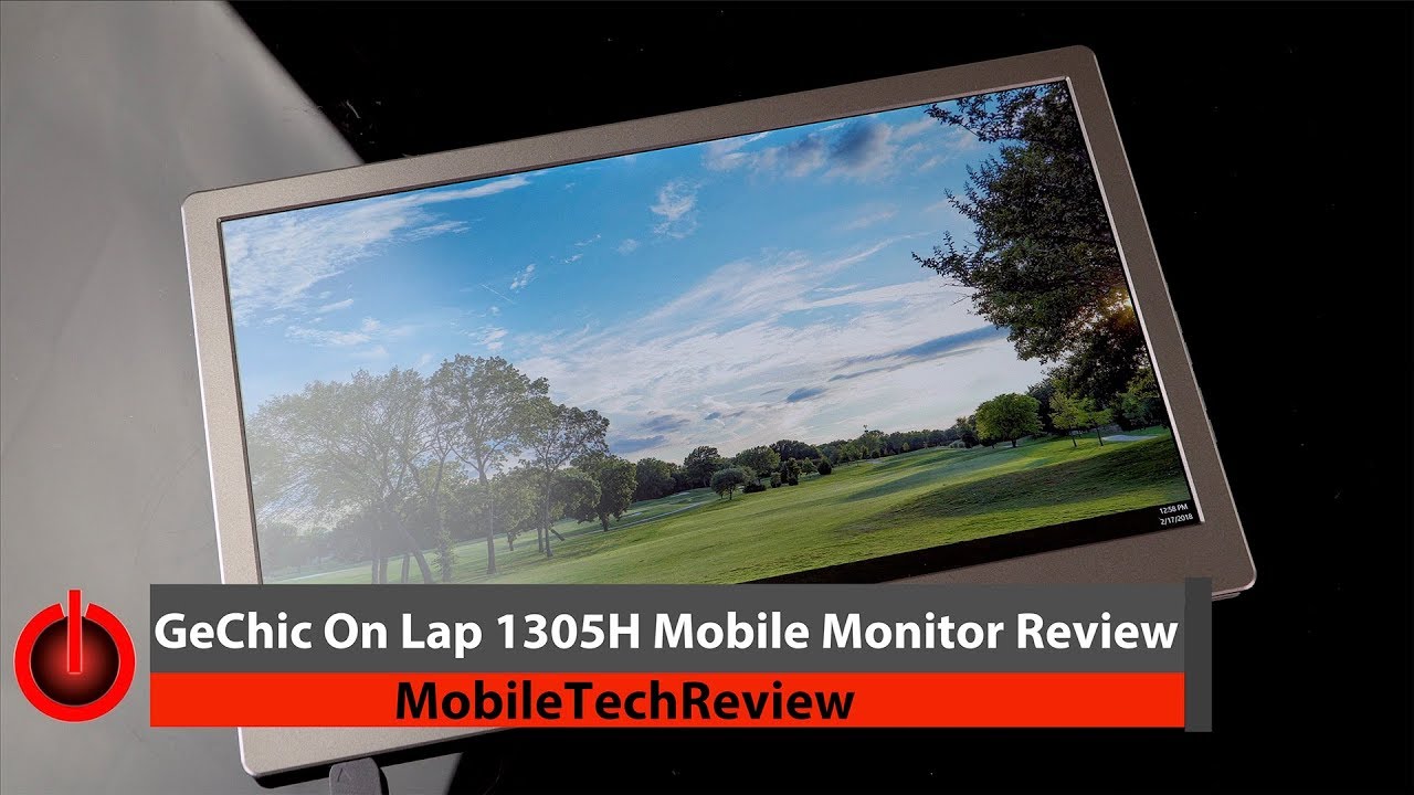 GeChic On Lap 1305H Mobile Monitor Review - YouTube
