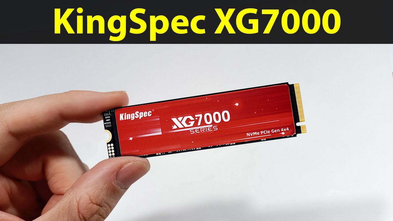 KingSpec XG7000 2TB NVMe M.2 SSD PCIe 4.0 7400MB/s specifications