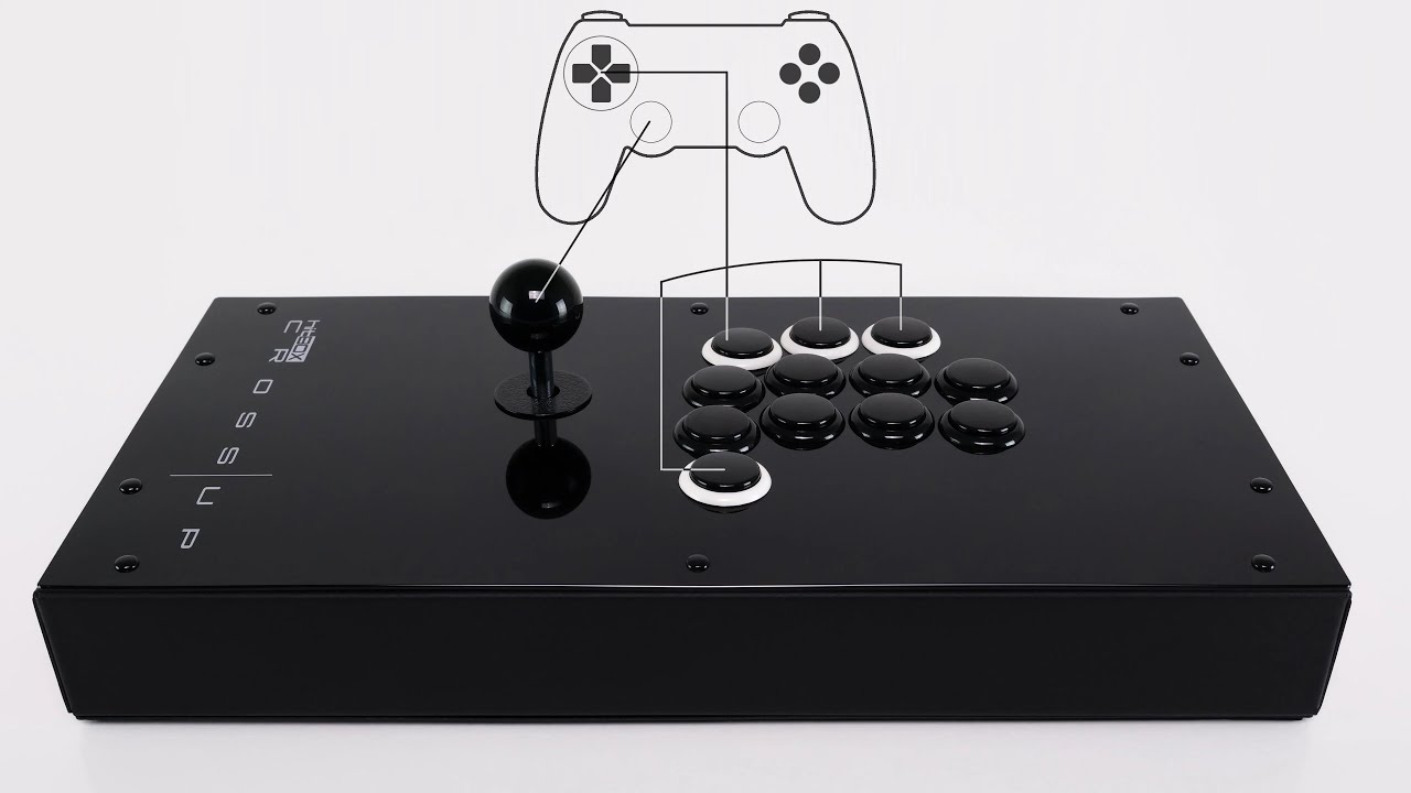 HitBoxがレバー付き新アケコン「HitBox CrossUp」を発売したので改造し
