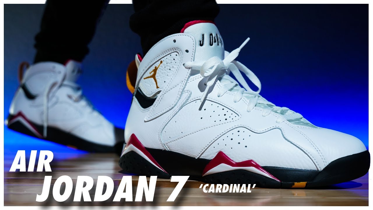 Air Jordan 7 Cardinal 2022 - YouTube