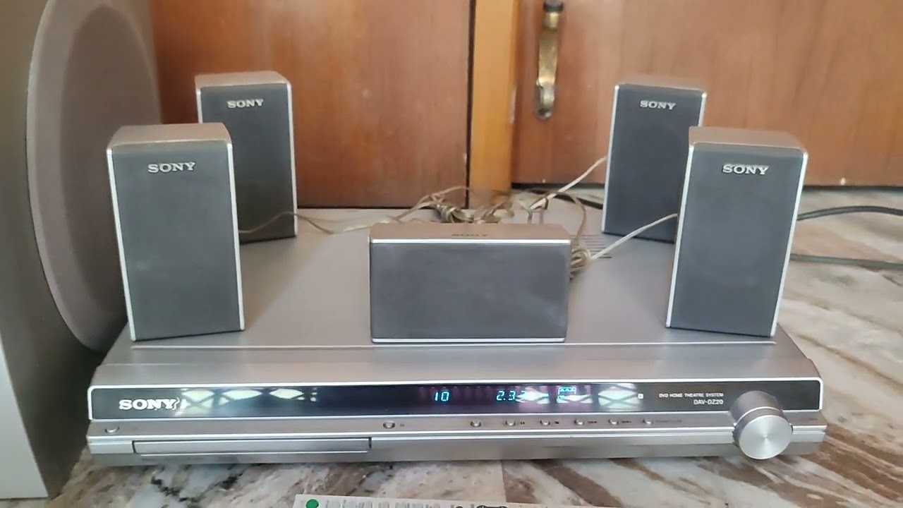 SONY DAV-DZ20 5.1 Dolby Home Theater System - YouTube