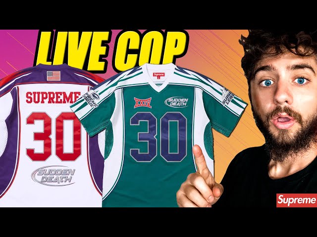 Supreme Sudden Death Jersey (x2) #LIVECOP - Week 11 SS24 Stream