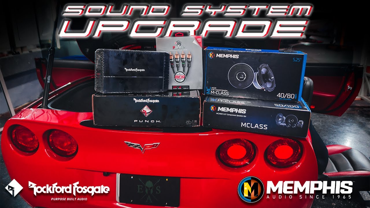 C6 Z06 Corvette Sound System Upgrade With Memphis Audio Speakers