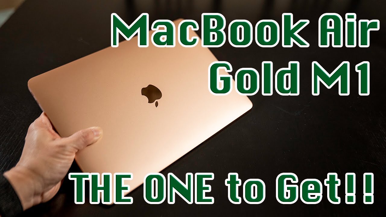 2020 Gold M1 MacBook Air Unboxing and First Impressions | The One