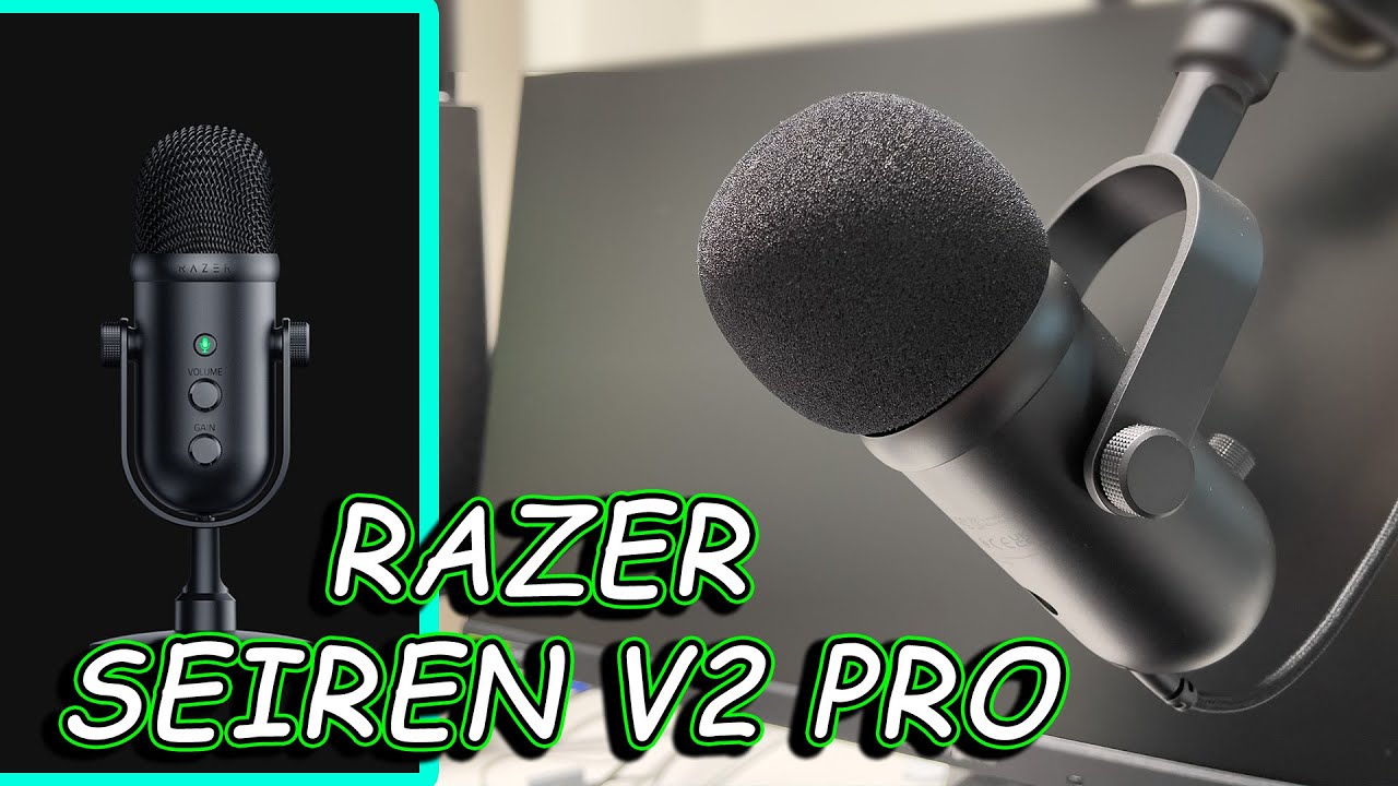 新作』最高峰のダイナミックUSBマイク【RAZER SEIREN V2 PRO】 - YouTube