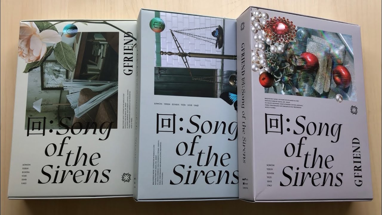 ♡Unboxing GFRIEND 여자친구 9th Mini Album 回:Song of the Sirens