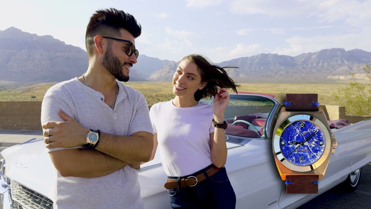 STONED Malachite Gemstone Dial Bronze Automatic Watch core