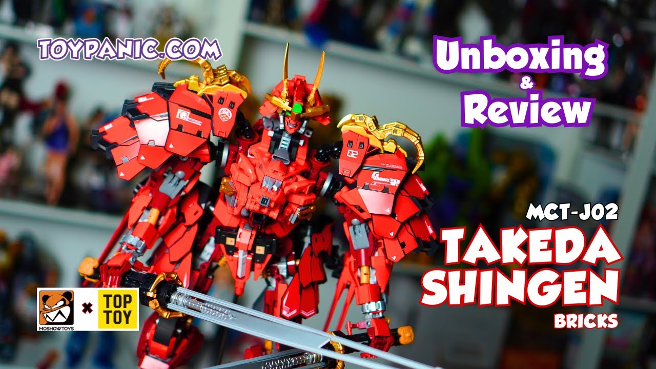4K] Unboxing & Review the MCT-J02 TAKEDA SHINGEN BRICKS Figure by