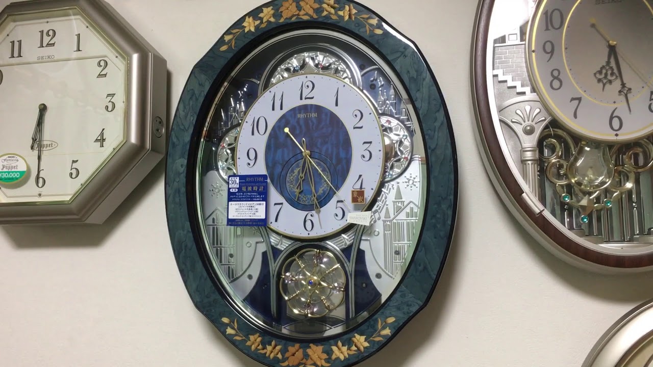 プレミアム版ノエル」RHYTHM からくり時計 「プライムウィーブ」 - YouTube