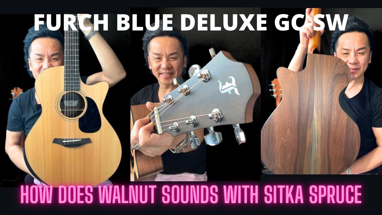 BLUE DELUXE - FURCH GC-SW WALNUT BACK & SIDES‬