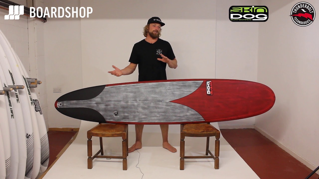 Skindog Thunderbolt Blender Surfboard Review - YouTube