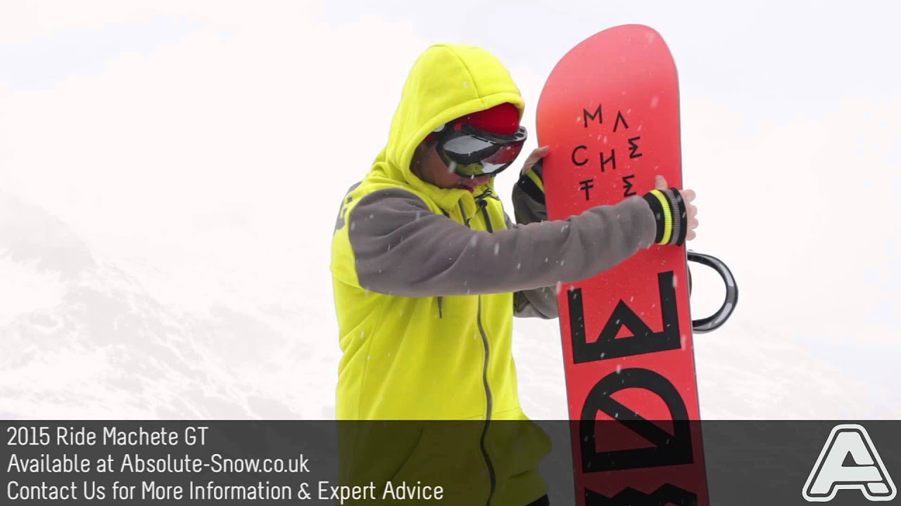 2014 / 2015 | Ride Machete GT Snowboard | Video Review - YouTube