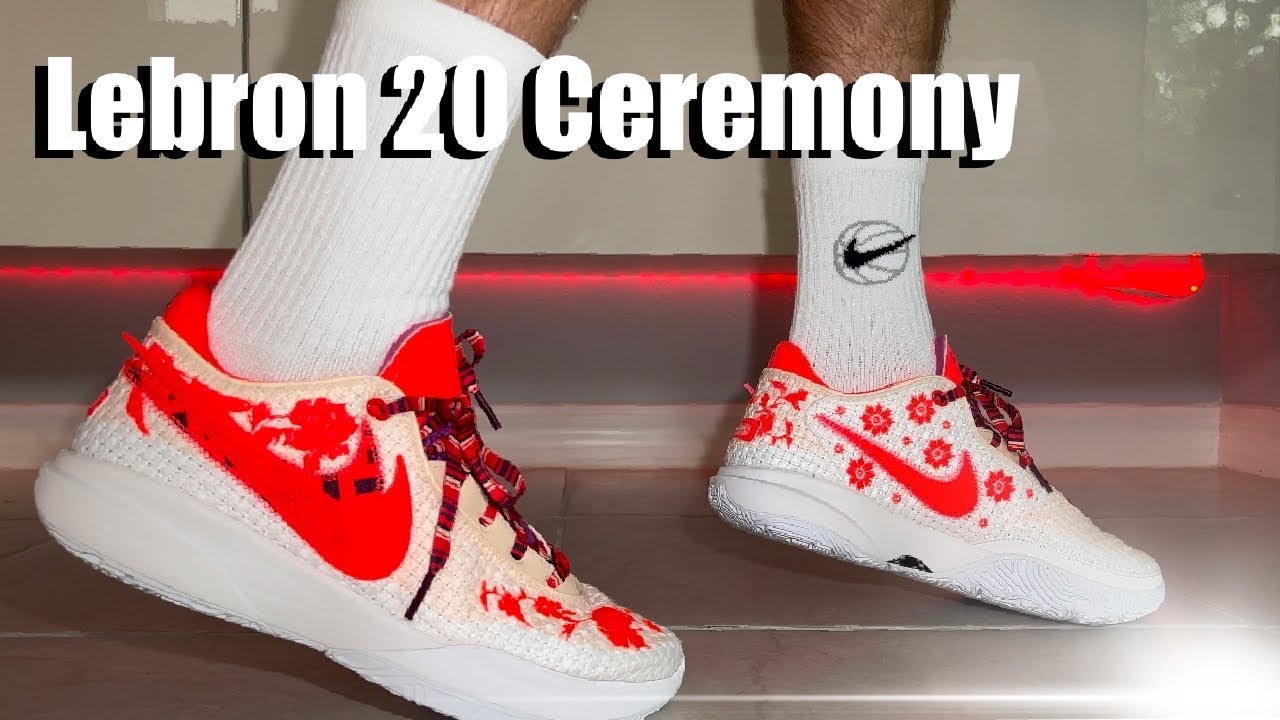 Nike LeBron 20 x Mimi Plange Ceremony on Feet - YouTube