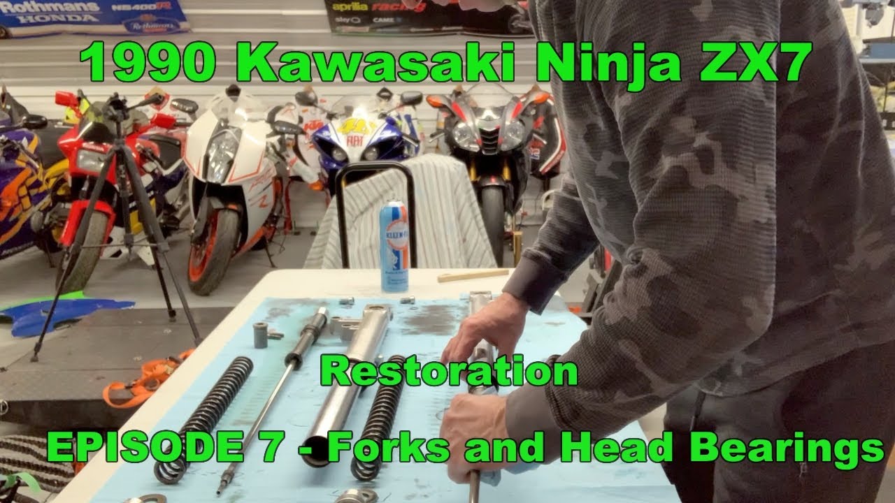 1990 Kawasaki Ninja ZX7 H2 - Restoration - Episode 7 - Head