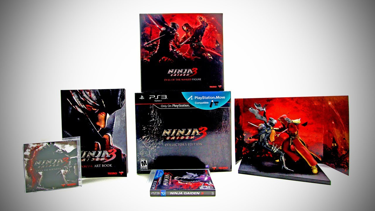 Ninja Gaiden 3 Collector's Edition Unboxing - YouTube