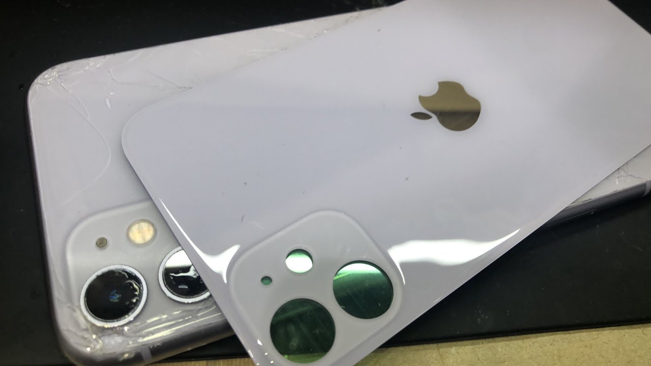 iPhone 11 背面バックパネル交換修理 - YouTube