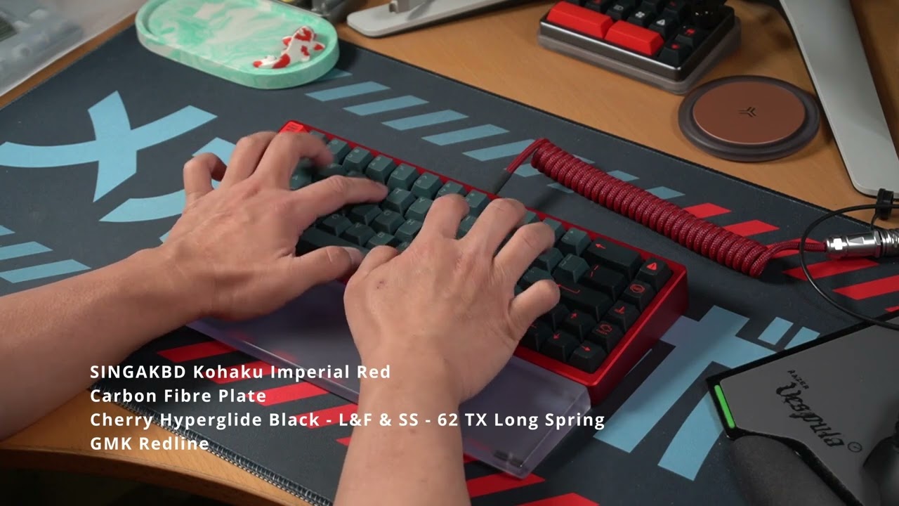 SINGAKBD Kohaku Imperial Red w/ Cherry HG Blacks - YouTube