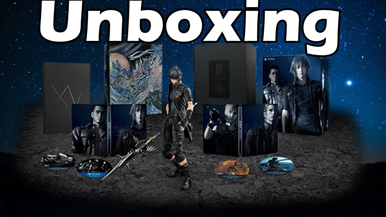 UNBOXING FINAL FANTASY XV ULTIMATE COLLECTOR'S EDITION - YouTube