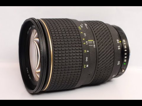 review tokina 28-70 f2 8 at-x pro - YouTube