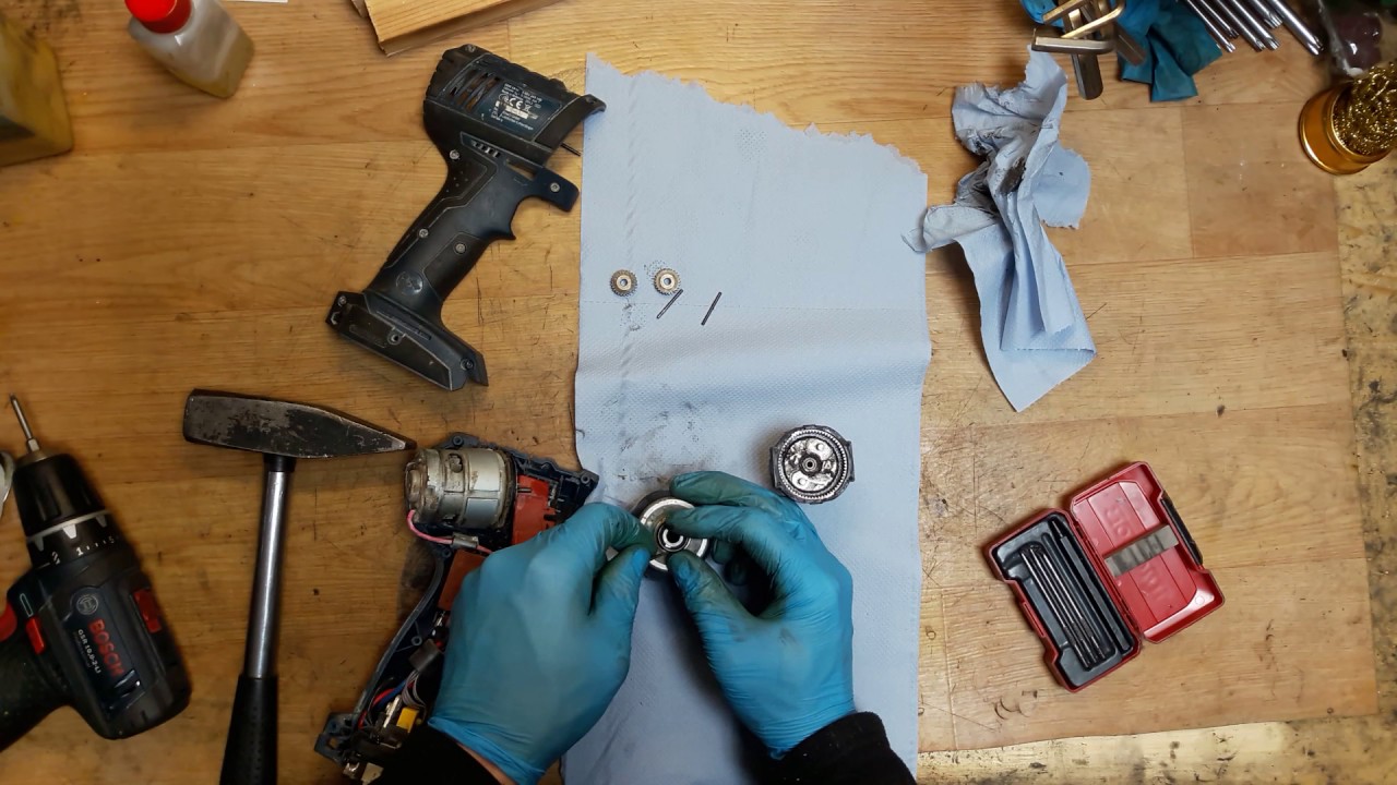 How to disassemble and find problem for Bosch GDR 18-Li 18V