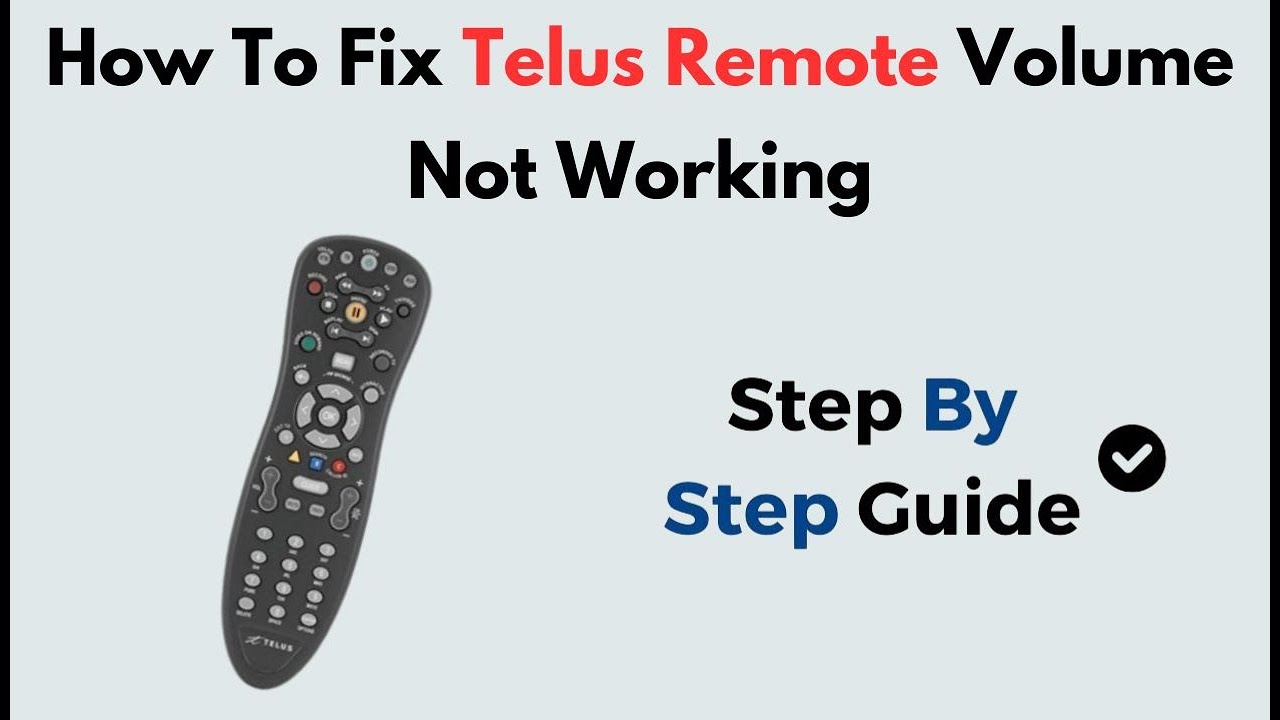 How to Fix Telus Remote Volume Not Working | Easy TV Code & Audio