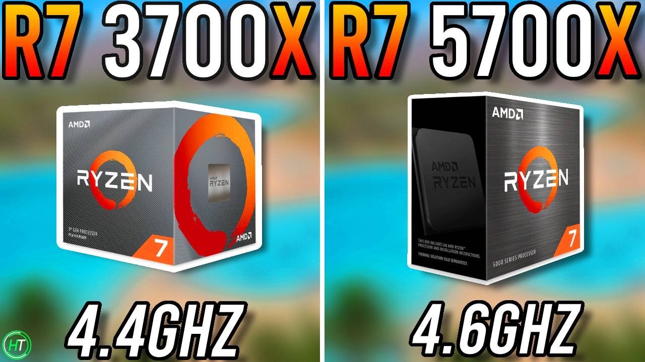 Ryzen 7 3700X vs Ryzen 7 5700X - One Generation Difference - YouTube