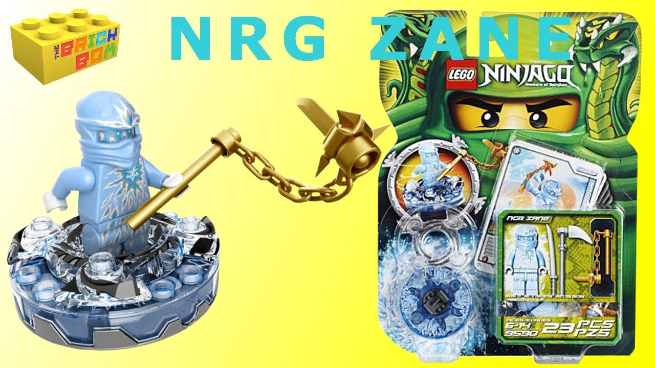 Lego Ninjago NRG Zane Spinner 9590 Review - YouTube