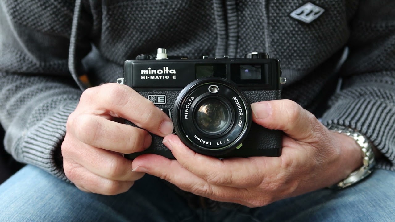 Minolta Hi-Matic E Camera - YouTube