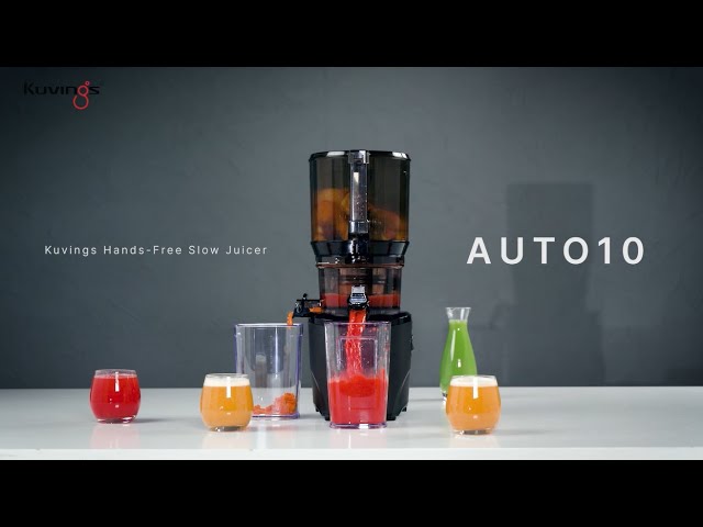 クビンス新モデル】AUTO10ハンズフリースロージューサー - YouTube